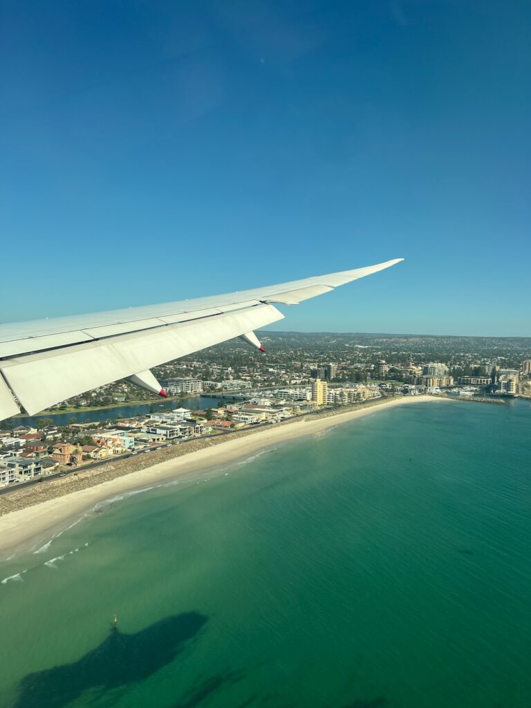 Anflug Adelaide